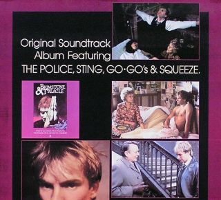 The Police Sting Go - Go’s & Squeeze 1982 Brimstone & Treacle Soundtrack Poster 2