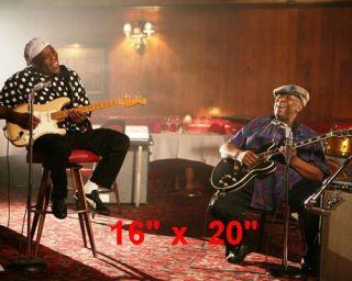 Bb King Buddy Guy Blues Jam Session Color Photo Poster 16 " X 20 "