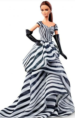 The 2016 Chiffon Ball Gown Barbie " Platinum Label " Doll