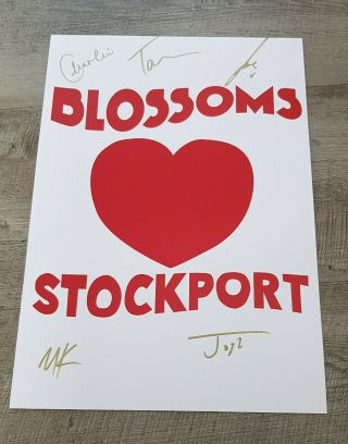 Blossoms Signed Poster Stockport