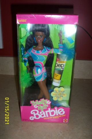 TOTALLY HAIR BARBIE - AFRICAN AMERICAN - IN FACTORY BOX - 1991 2