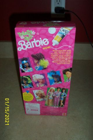 TOTALLY HAIR BARBIE - AFRICAN AMERICAN - IN FACTORY BOX - 1991 3