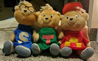 Vintage 1983 Alvin & The Chipmunks Stuffed Animals