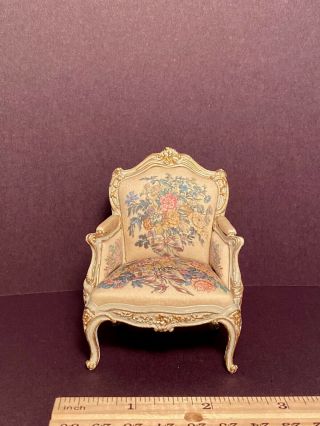 Artisan John Hodgson Upholstered Side Chair; 1:12 Scale