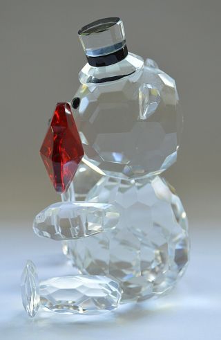 Shannon Crystal Designs of Ireland Bear and Heart Hand - Made Crystal by Godinger 2