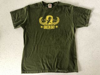 Green Day American Idiot Tour Shirt 2005 Size L