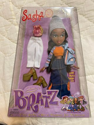 Mga Bratz Sasha 1st Edition Nib Fashion Doll 2001