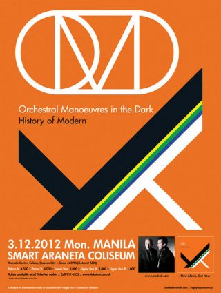 Omd Manila 2012 Concert Poster