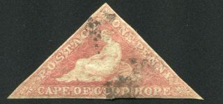 Oc646) Cape De Good Hope Triangle Stamp Classic One Penny