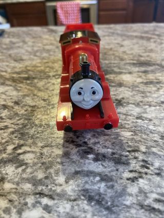 Tomy Trackmaster Thomas Friends " James " 2002 Train Missing Battery Cover