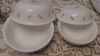 Corelle Provincial Blue 7 Bowls, .  3 cereal; 4 fruit/berry S0 2