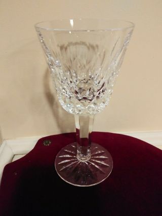 Vintage Waterford Lismore Pattern Crystal Claret Wine Glass 5 5/8 " 4oz