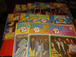 14 X Disco 45 Magazines Music Glam 1975/ 1976 Sparks Elton John Slade Etc