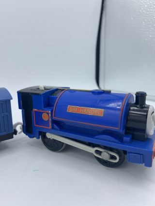 Thomas & Friends Trackmaster Motorized Sir Handel With Blue Boxcar 2