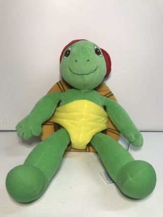 Eden Franklin Turtle 14 " Plush Animal Toy With Hat