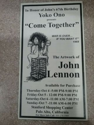 John Lennon Artwork Brochure The Beatles