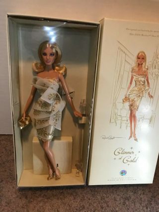 Glimmer Of Gold Silkstone Barbie Doll Platinum Bfc Exclusive Mattel Nrfb