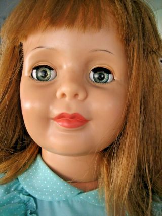 Vintage Ideal Patti Playpal G - 35 Strawberry Blonde Green Eye Doll