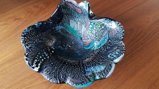 Vintage Murano Art Glass Bowl/ Candy Dish
