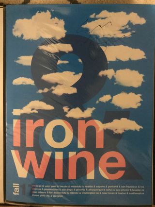 Iron And Wine Concert Poster
