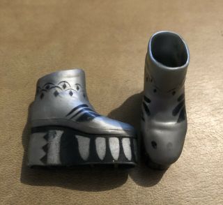 Kiss Gene Simmons Mego Muscle Doll Boots 1978