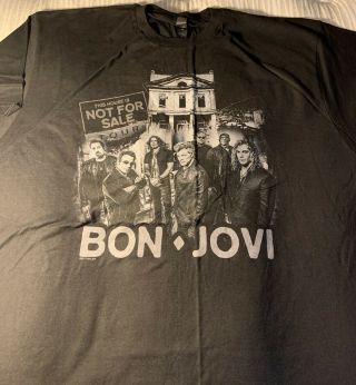 Bon Jovi Xl Graphic T - Shirt This House Is Not 2017 Tour Shirt