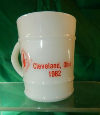 Exc Fire King Advertising Coffee Cup Cleveland,  Ohio 1982 Bowling Congress