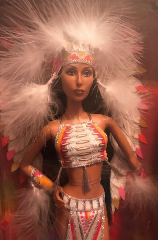 Barbie: Cher - Half Breed Indian Bob Mackie 2007 L3548 “in Cello”