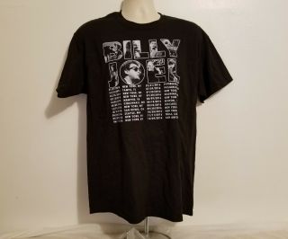 2016 Billy Joel Live In Concert Tour Adult Large Black T - Shirt