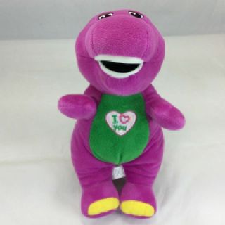 Barney I Love You Plush Sings Fisher Price 2017 11 " Tall