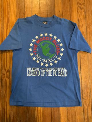 Moody Blues Vintage Legend Of Fc Band Very Rare T Shirt