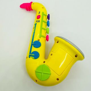 Sesame Street 12” Yellow Musical Saxophone Toy 2
