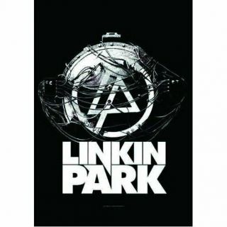 Linkin Park Band Music Logo Atomic Age Fabric Poster Flag 30x40 "