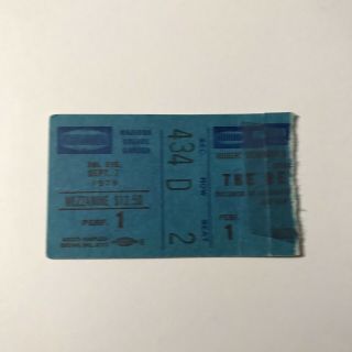 The Bee Gees Madison Square Garden Concert Ticket Stub Vtg September 7 1979