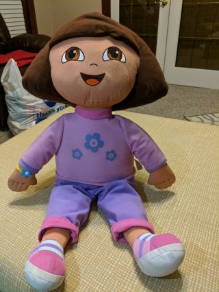 Dora The Explorer Plush Stuffed Doll 24 " Stuffed Animal Large Jumbo My Size Toy