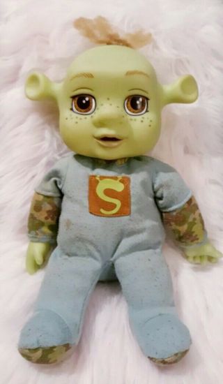 Very Rare 2007 Shrek The Third Laugh With Me Baby Boy 13 " Laughing Doll