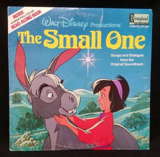 Lp Viny Disney The Small One Read - Along Booklet Storyteller 3820 Vg Vg