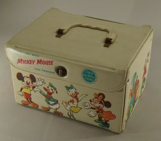 1963 Walt Disney Travelling With Mickey Mouse And Friends Vinyl Case