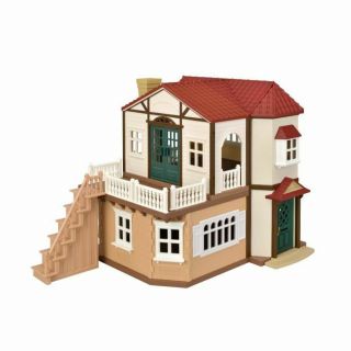 Sylvanian Families Big house with red roof Classic color Retractable house Japan 2