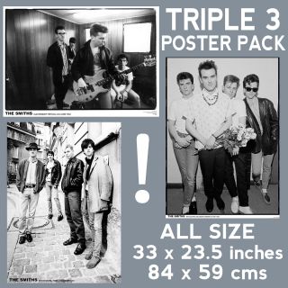 The Smiths - Set Of 3 Posters Size 84.  1cm X 59.  4cm - 33 In X 24 In Morrissey