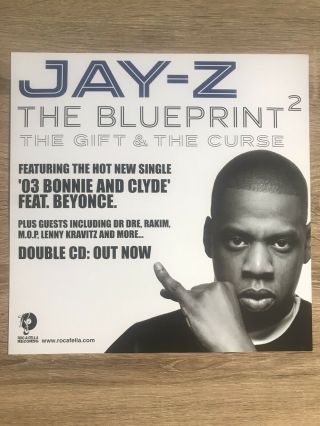 Jay - Z The Blueprint 2 Promo Poster Double Sided Ultra Rare