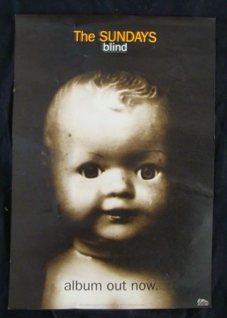 The Sundays – Blind Album Poster Record Store Promo 1992
