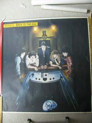 The Beatles Mccartney " Back To The Egg " Poster 1979 Mpl