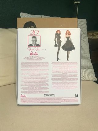The Best Look Silkstone Barbie Doll & Gift Set Bfmc 2020 - Nrfb W/shipper