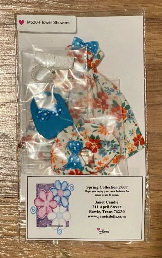 Dawn Doll Clothes Custom By Janet Caudle Nip Flower Showers 2007 Fits Dawn Pippa