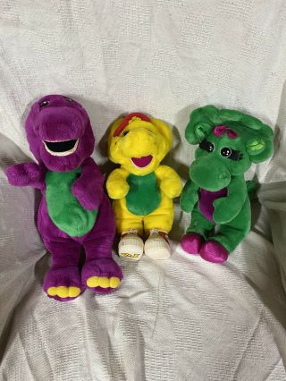Vintage Barney The Dinosaur And Friends Plush Stuffed Animal 90’s