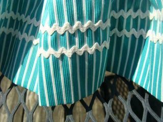 rare 1955 Madame Alexander Cissy cotton Sun dress buttons and bows 3
