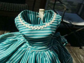 rare 1955 Madame Alexander Cissy cotton Sun dress buttons and bows 4