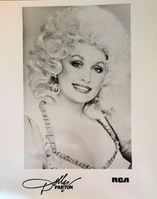 Dolly Parton - 3 X Rca Promotional Only B&w Photos.