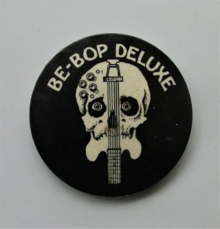 Be Bop Deluxe Axe Victim Large Vintage Metal Pin Badge From The 1970 